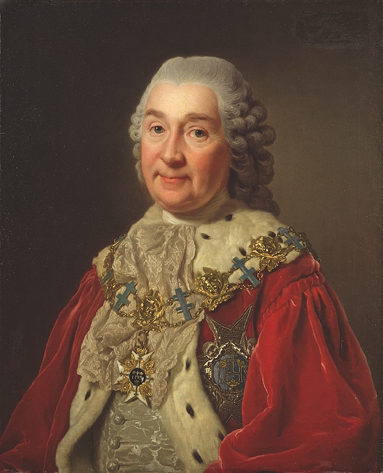 Élection de Carl Fredrik Scheffer comme Grand Maître national de Suède, 1753