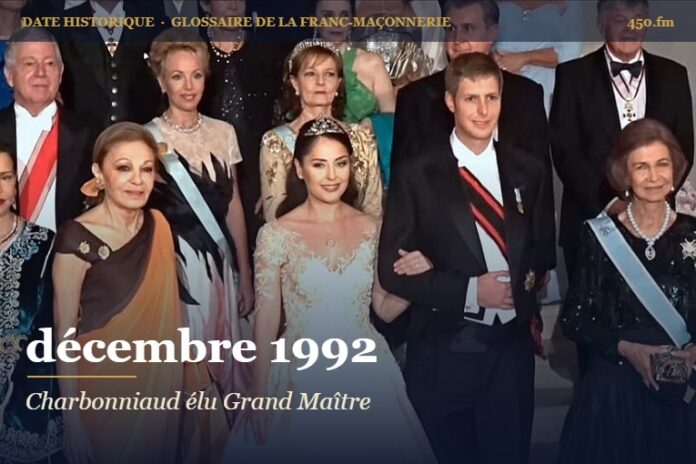Élection de Claude Charbonniaud à la grande maîtrise de la Grande Loge Nationale Française, décembre 1992 – date historique de la franc-maçonnerie – 450.fm