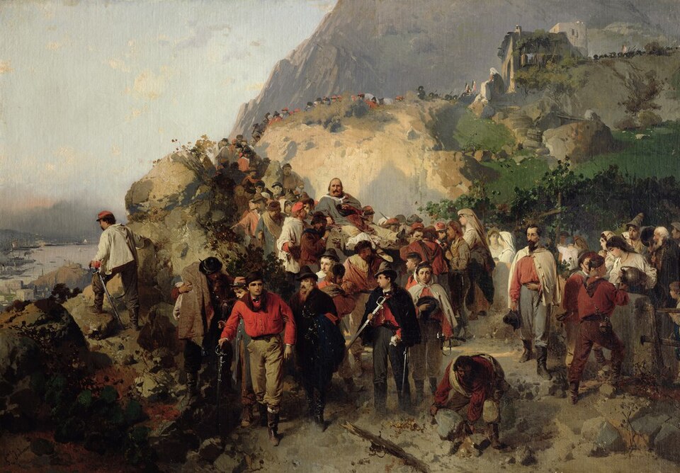 Élection de Garibaldi à la tête du Suprême Conseil écossais de Palerme, 1862