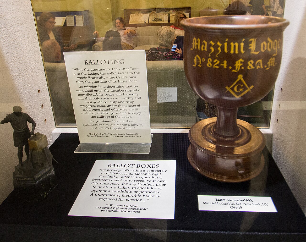 Élection en franc-maçonnerie – Masonic Hall - Ballot box