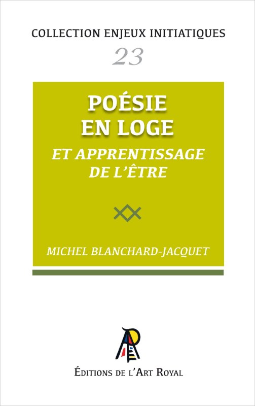 Couverture du livre Enjeux #23&nbsp;: Poésie en loge et apprentissage de l’être