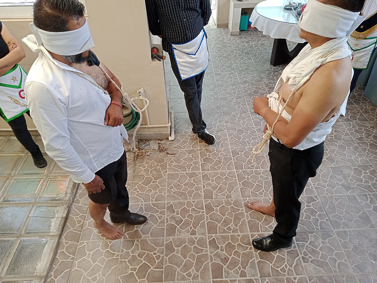 Épreuves en franc-maçonnerie – Ceremonia de iniciación logia del Rito Nacional Mexicano masonería 10