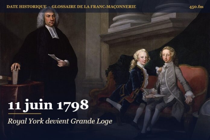 Érection de la Grande Loge Royal York à l’Amitié à Berlin, 11 juin 1798 – date historique de la franc-maçonnerie – 450.fm