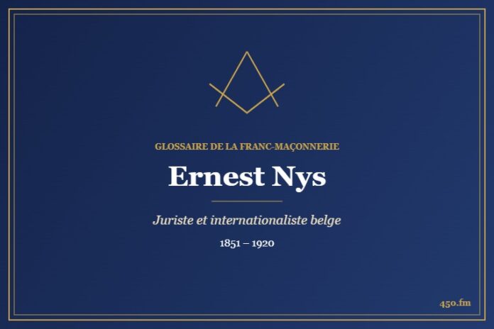 Ernest Nys (Auteur) – Glossaire de la franc-maçonnerie 450.fm