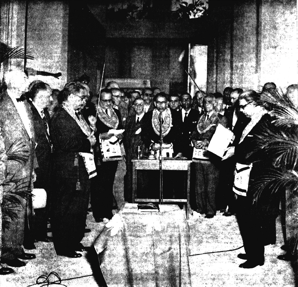 Essaimage en franc-maçonnerie – Grand Lodge of Cuba dedication ceremony