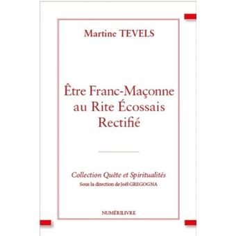 Couverture du livre Être franc-maçonne au Rite Écossais Rectifié