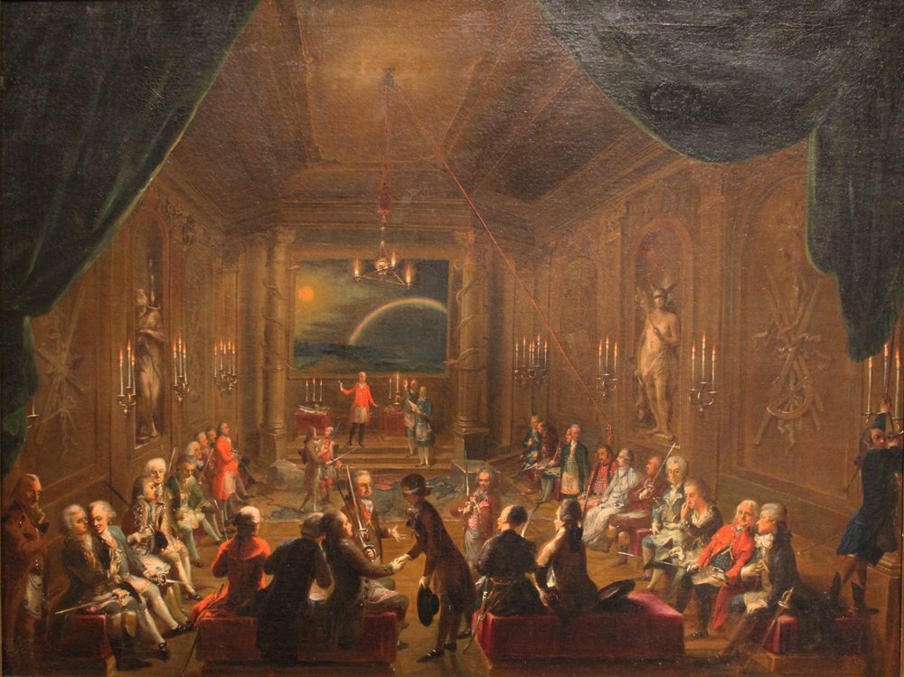 Fermeture en franc-maçonnerie – Mozart in lodge, Vienna