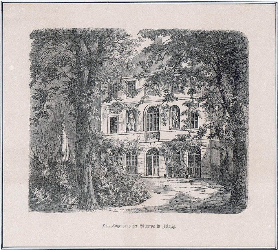 Fondation de la future loge Minerva aux Trois Palmes à Leipzig, 20 mars 1741