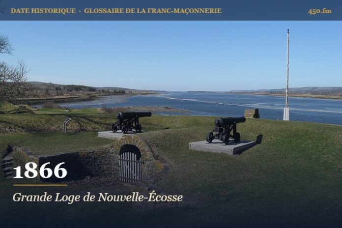 Fondation de la Grande Loge de Nouvelle-Écosse à Halifax, 1866 – date historique de la franc-maçonnerie – 450.fm