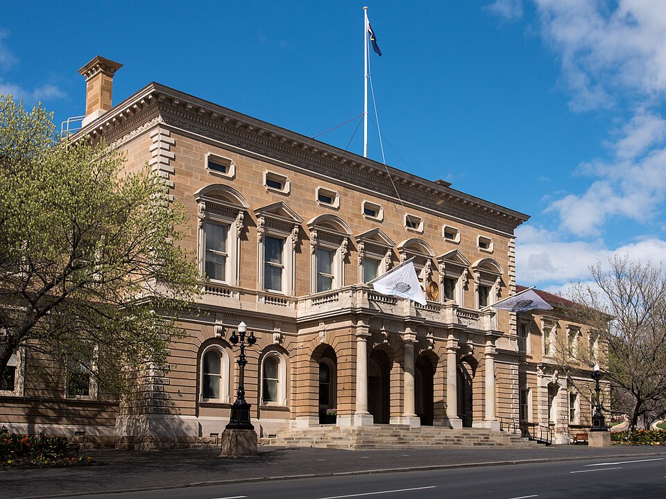 Fondation de la Grande Loge de Tasmanie à Hobart, 26 juin 1890