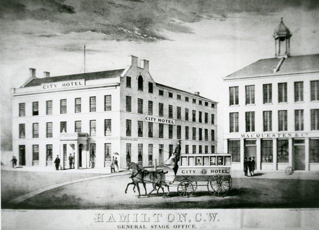 Fondation de la Grande Loge du Canada à Hamilton, 10 octobre 1855