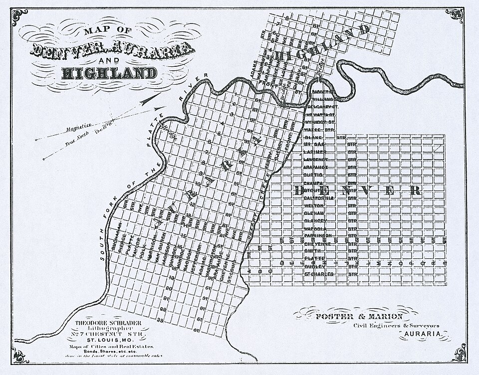 Fondation de la Grande Loge du Colorado à Golden City, 2 août 1861