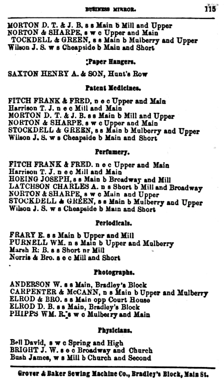 Fondation de la Grande Loge du Kentucky à Lexington, 16 octobre 1800