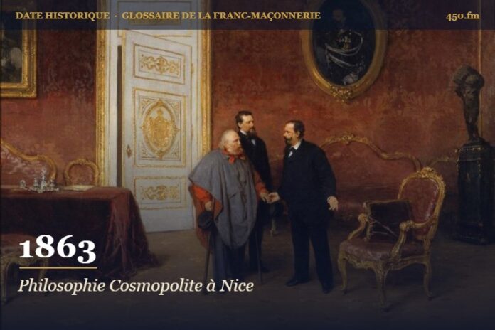 Fondation de la loge Philosophie Cosmopolite à Nice, 1863 – date historique de la franc-maçonnerie – 450.fm