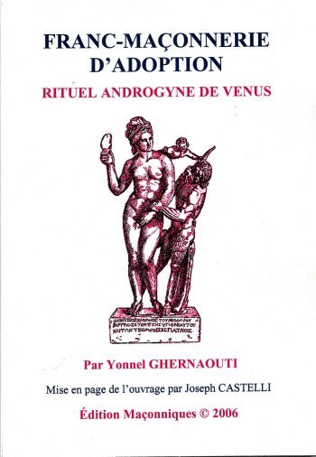 Couverture du livre Franc-maçonnerie d’adoption – Rituel androgyne de Vénus