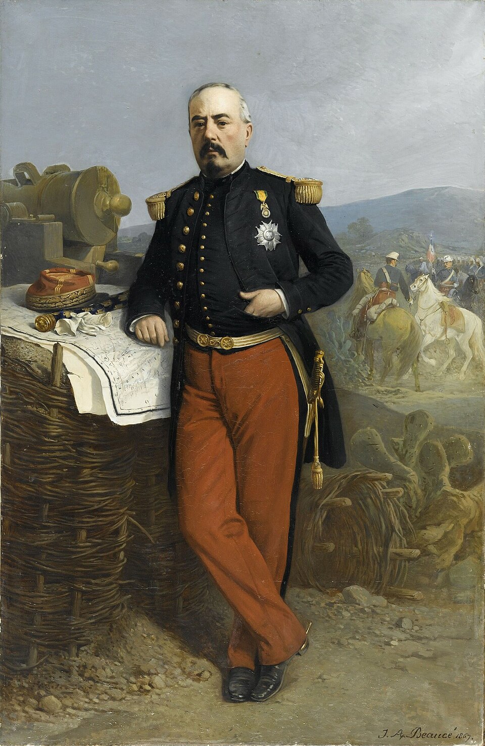 François Achille Bazaine – portrait