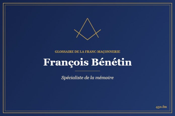 François Bénétin (Auteur) – Glossaire de la franc-maçonnerie 450.fm