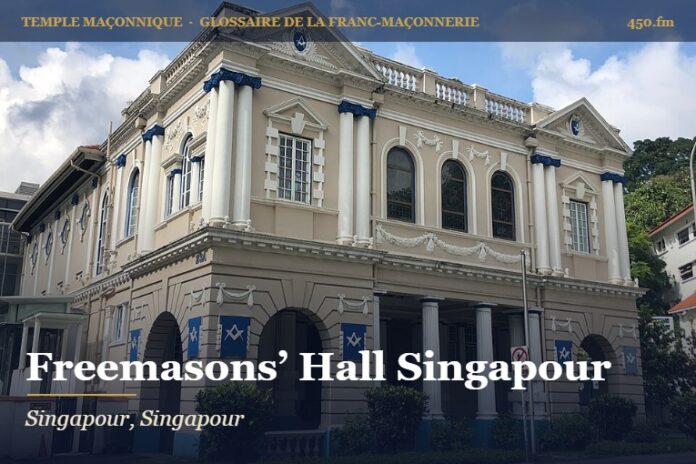 Freemasons’ Hall, Singapour – temple maçonnique – Glossaire de la franc-maçonnerie 450.fm