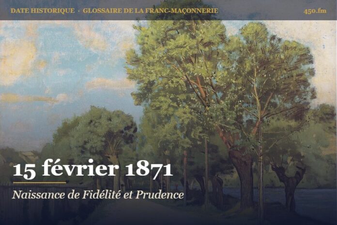 Fusion des loges La Fidélité et La Prudence à Genève, 1871 – date historique de la franc-maçonnerie – 450.fm