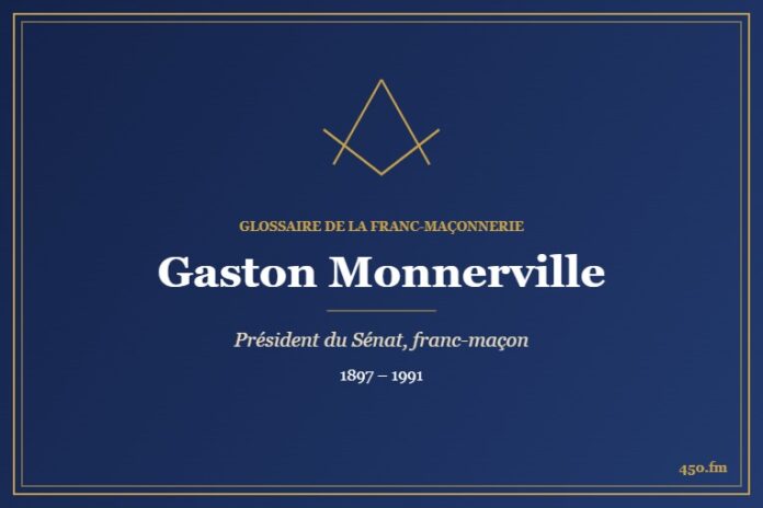Gaston Monnerville (Personnalité) – Glossaire de la franc-maçonnerie 450.fm