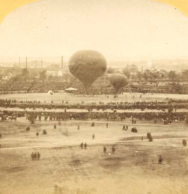 Le Géant de Nadar au Champ-de-Mars en 1863