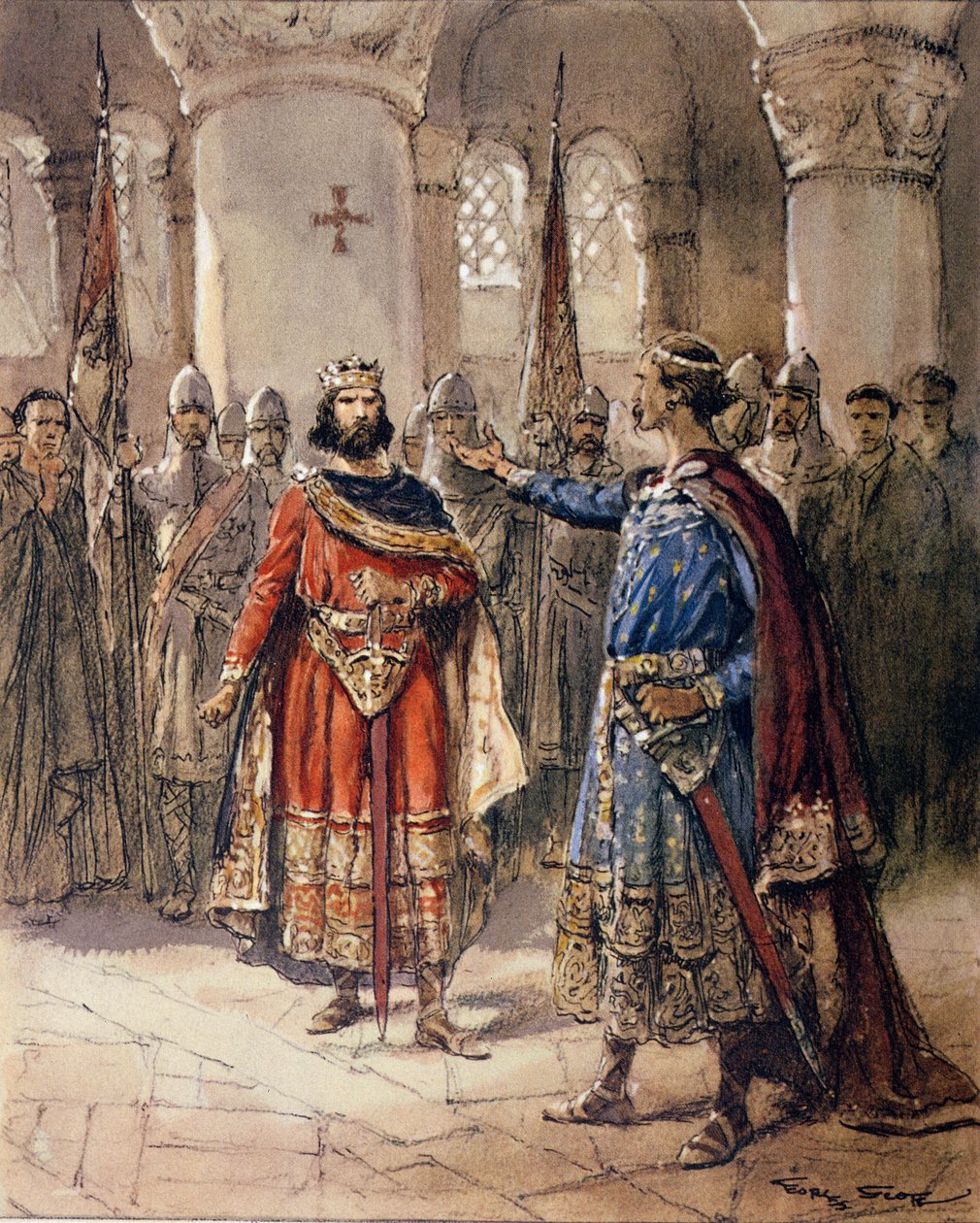 Georges Bertin – Georges Bertin Scott - Hugues Capet et le comte Aldebert