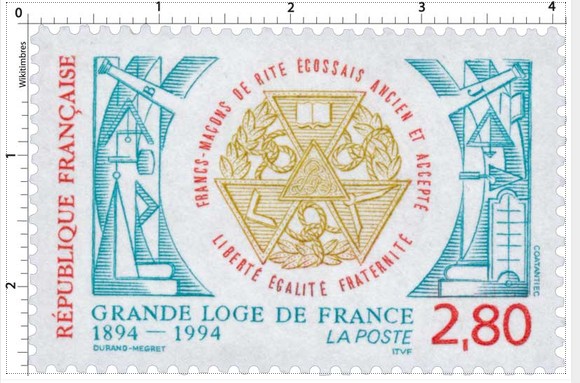 Timbre centenaire 1894-1994