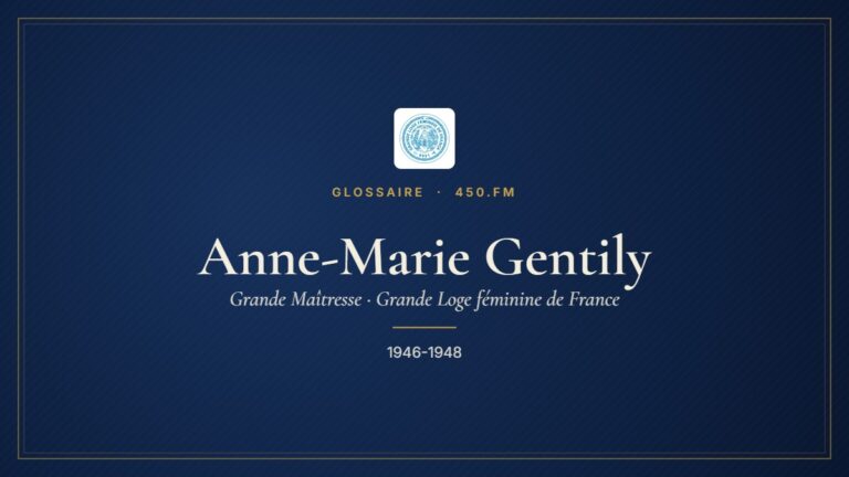 Anne-Marie Gentily (Grande Maîtresse de la GLFF) – Glossaire 450.fm