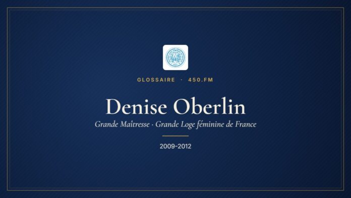 Denise Oberlin (Grande Maîtresse de la GLFF) – Glossaire 450.fm