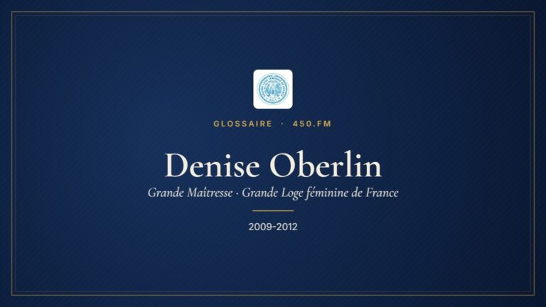 Denise Oberlin (Grande Maîtresse de la GLFF) – Glossaire 450.fm