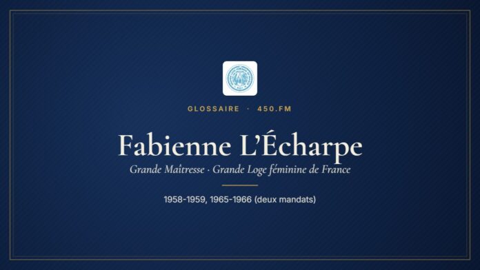 Fabienne L’Écharpe (Grande Maîtresse de la GLFF) – Glossaire 450.fm