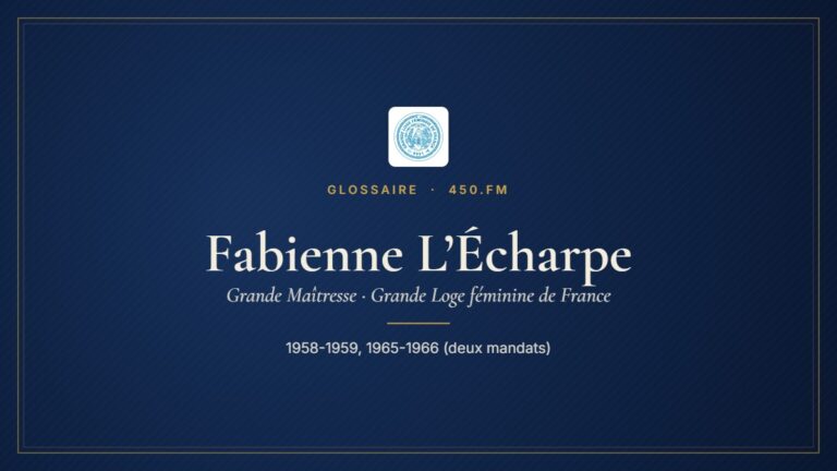 Fabienne L’Écharpe (Grande Maîtresse de la GLFF) – Glossaire 450.fm
