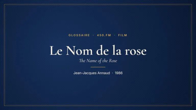 Le Nom de la rose (Film) – Glossaire 450.fm