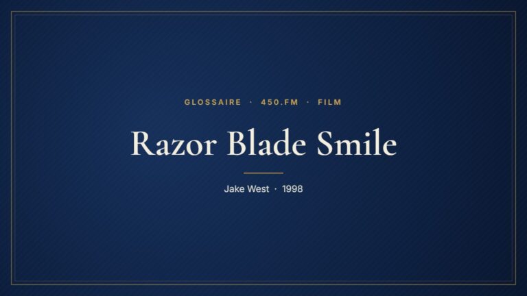 Razor Blade Smile (Film) – Glossaire 450.fm