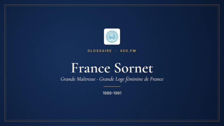 France Sornet (Grande Maîtresse de la GLFF) – Glossaire 450.fm