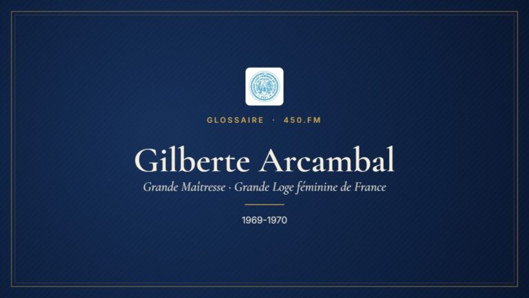 Gilberte Arcambal (Grande Maîtresse de la GLFF) – Glossaire 450.fm