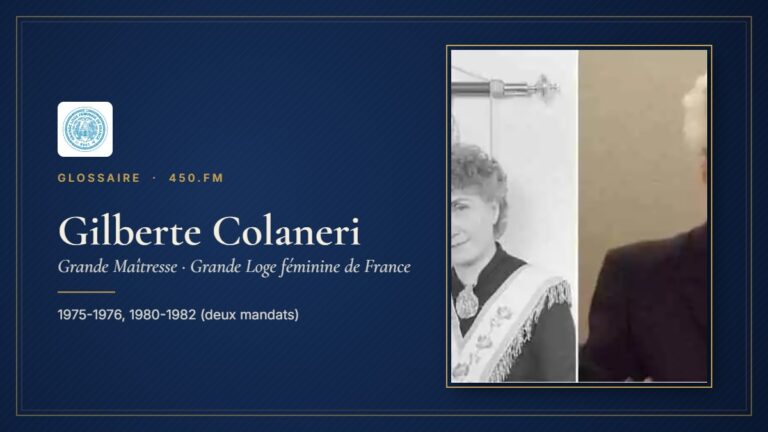 Gilberte Colaneri (Grande Maîtresse de la GLFF) – Glossaire 450.fm
