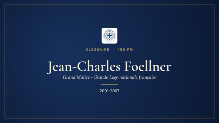Jean-Charles Foellner (Grand Maître de la GLNF) – Glossaire 450.fm