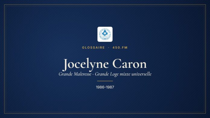 Jocelyne Caron (Grande Maîtresse de la GLMU) – Glossaire 450.fm