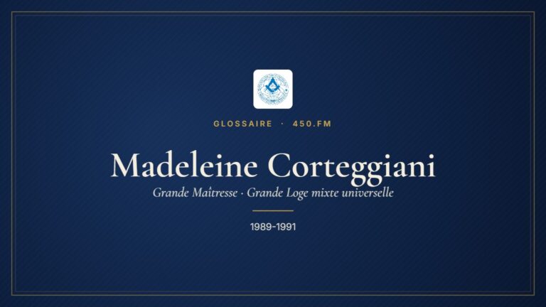 Madeleine Corteggiani (Grande Maîtresse de la GLMU) – Glossaire 450.fm