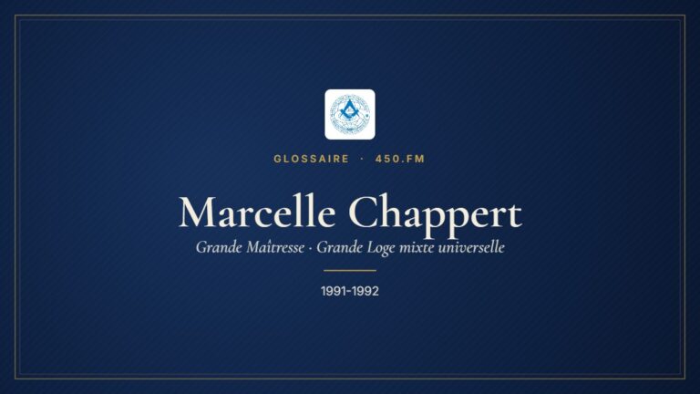 Marcelle Chappert (Grande Maîtresse de la GLMU) – Glossaire 450.fm