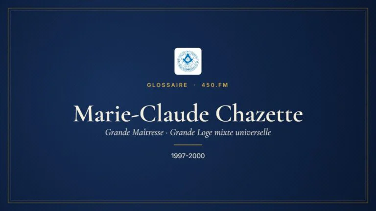 Marie-Claude Chazette (Grande Maîtresse de la GLMU) – Glossaire 450.fm