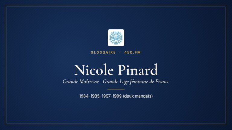 Nicole Pinard (Grande Maîtresse de la GLFF) – Glossaire 450.fm