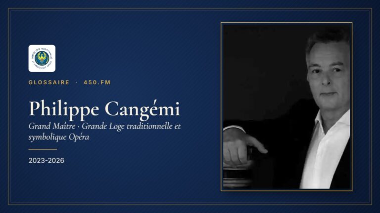 Philippe Cangémi (Grand Maître de la GLTSO) – Glossaire 450.fm