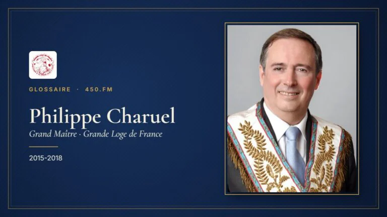 Philippe Charuel (Grand Maître de la GLDF) – Glossaire 450.fm