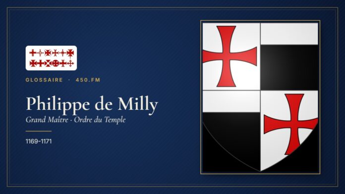 Philippe de Milly (Grand Maître du Temple) – Glossaire 450.fm