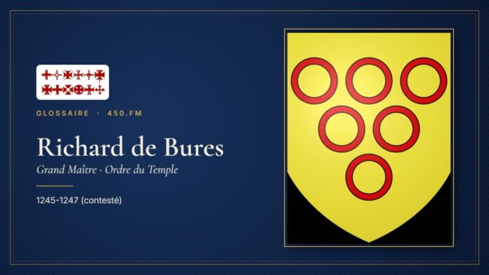 Richard de Bures (Grand Maître du Temple) – Glossaire 450.fm
