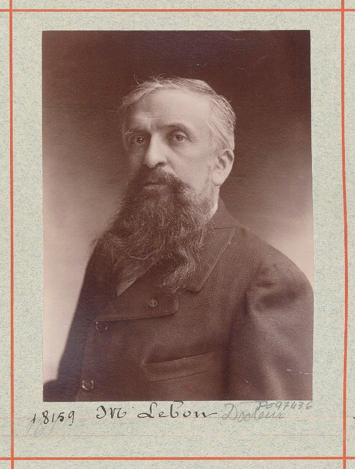 Gustave Le Bon, par l’Atelier Nadar – La suggestion comme colonisation en douceur de l’autre