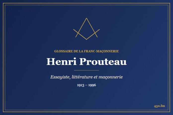 Henri Prouteau (Auteur) – Glossaire de la franc-maçonnerie 450.fm