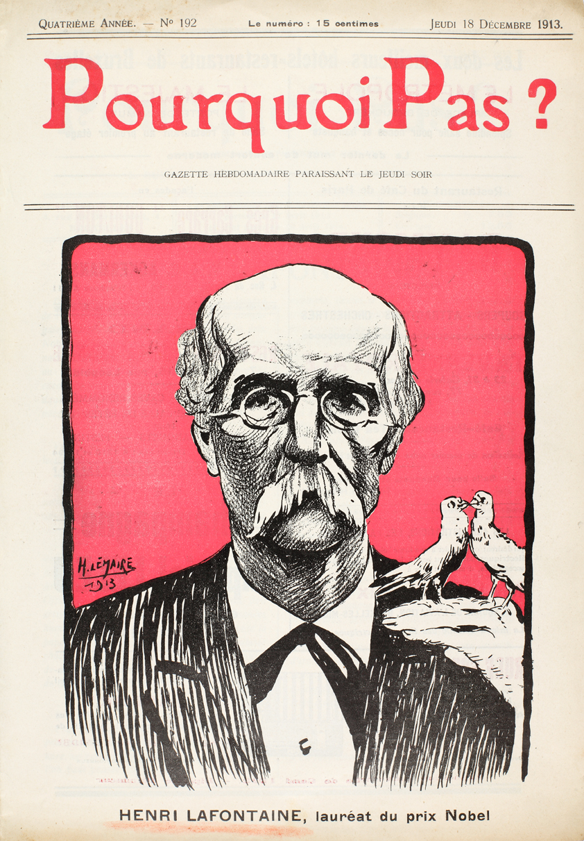 Initiation d’Henri La Fontaine aux Amis Philanthropes de Bruxelles, 1882